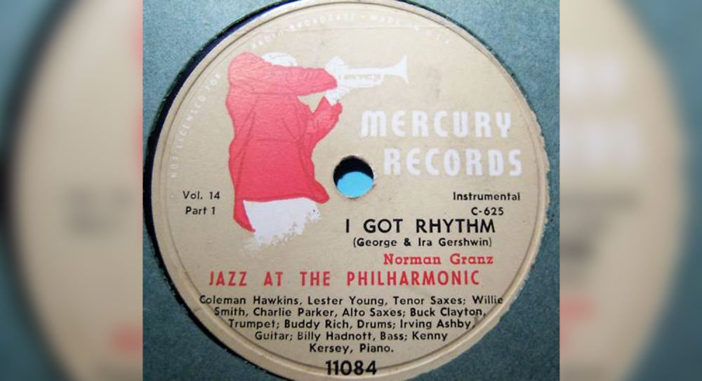Пластинка с композицией «I Got Rhythm» 