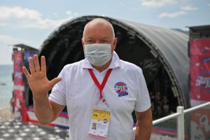 Генеральный директор МИА "Россия сегодня", основатель Международного фестиваля Koktebel Jazz Party Дмитрий Киселев на открытии Международного джазового фестиваля Koktebel Jazz Party - 2021 в Крыму