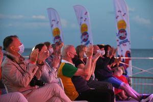 Зрители на открытии Международного джазового фестиваля Koktebel Jazz Party - 2021 в Крыму